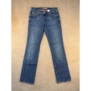 Jeans Levi's 518 Superlow Straight Womens 5M Blue Denim Stretch